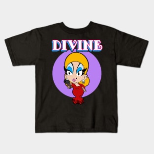 Divine (Pink Flamingos) Kids T-Shirt